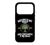 Carcasa para iPhone 17 Pro Nature Is My Religion Earth Is My Church Native American Day