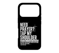 Carcasa para iPhone 17 Pro Necesito oración Toque mi Hombro Vamos a llevarlo para reunirse
