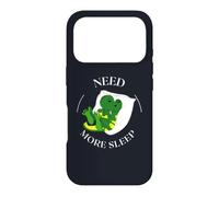 Carcasa para iPhone 17 Pro Need More Sleep Funny Tired Dragon Pijama Humor