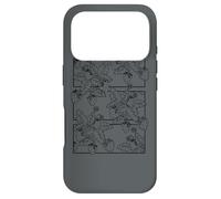 Carcasa para iPhone 17 Pro Negro Fresa Hada Grunge Goblincore Estética EMO Goth
