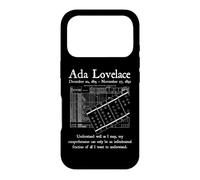 Carcasa para iPhone 17 Pro Nerd Vintage Ada Lovelace Ciencias de la Computación Profesora de Matem
