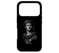 Carcasa para iPhone 17 Pro Nero Emperador Romano Retrato Antiguo Icono de Roma