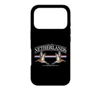 Carcasa para iPhone 17 Pro Netherlands Black-Tailed Godwit Vintage Dutch Souvenir