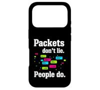 Carcasa para iPhone 17 Pro Network Engineer Packets Don't Lie Cybersecurity IT