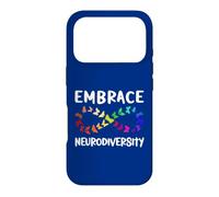 Carcasa para iPhone 17 Pro Neurodiversidad Rainbow Infinity Butterfly TDAH Autismo