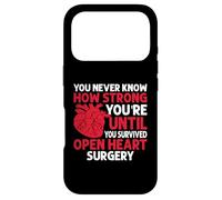 Carcasa para iPhone 17 Pro Never Know Strong You'Re Until U Survived Open Heart Surgery