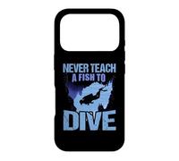 Carcasa para iPhone 17 Pro Never Teach A Fish To Dive Scuba Dive Diver Diving