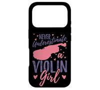 Carcasa para iPhone 17 Pro Never Underestimate A Violin Girl Fiddler Cello Girls