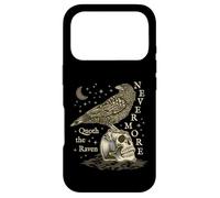 Carcasa para iPhone 17 Pro Nevermore Cuervo Edgar Allan PoE Dark Academia Novelas de espectáculo