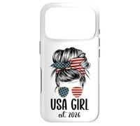 Carcasa para iPhone 17 Pro New American Woman Proud USA Girl 2026 Citizenship