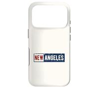 Carcasa para iPhone 17 Pro New Angeles NYC LA Mashup diseño Envejecido