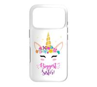 Carcasa para iPhone 17 Pro New Baby Girls Biggest Sister Unicorn