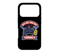 Carcasa para iPhone 17 Pro New Boys Age Who Cumple 8 años, Divertido Jugador de 8 años