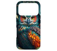 Carcasa para iPhone 17 Pro Night Horned Owl Nocturnal Spotted Owls Hoot Barn Bird