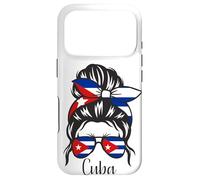 Carcasa para iPhone 17 Pro Niña Cubana Cuba arraiga la Bandera de Cuba