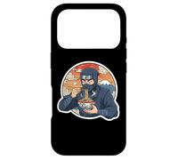 Carcasa para iPhone 17 Pro Ninja Eating Ramen Noodles Lover Traditional Japanese Art