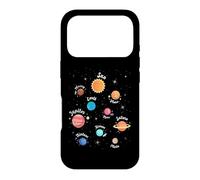 Carcasa para iPhone 17 Pro Niños Sistema Solar Planetas Espacio Ultraterrestre Ciencia del Conocimiento