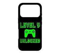 Carcasa para iPhone 17 Pro Nivel 9 Desbloqueado 9º Cumpleaños Gaming Presente Cotización