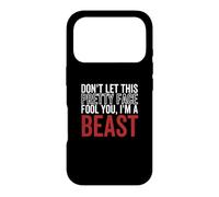 Carcasa para iPhone 17 Pro No Dejes Que Esta Bonita Cara te engañe Soy una Bestia Wrestling