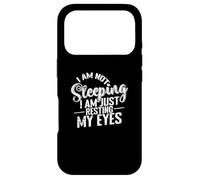 Carcasa para iPhone 17 Pro No Estoy durmiendo, Solo Estoy descansando mis Ojos