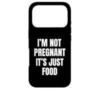 Carcasa para iPhone 17 Pro No Estoy Embarazada Es Solo Comida Humor Divertido