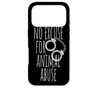 Carcasa para iPhone 17 Pro No Excuse For Animal Abuse Bienestar de los Animales Amor