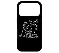 Carcasa para iPhone 17 Pro No Golf Today Funny Sad Stickman Golfer Golfers