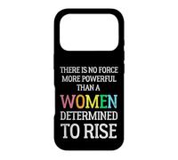 Carcasa para iPhone 17 Pro No Hay Fuerza más poderosa Que un Ascenso Determinado por una Mujer