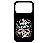 Carcasa para iPhone 17 Pro No Longer Living In Sin Pareja de Bodas matrimoniales |-