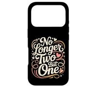 Carcasa para iPhone 17 Pro No Longer Two But One Romance de Unidad de Boda |-