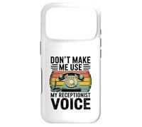 Carcasa para iPhone 17 Pro No me Hagas Usar mi recepcionista recepcionista