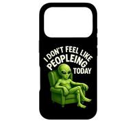 Carcasa para iPhone 17 Pro No me Siento como Gente Hoy introvertido alienígena Verde