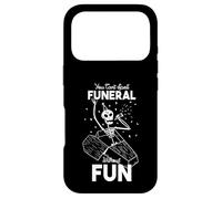 Carcasa para iPhone 17 Pro NO Puedes DESPELL Funeral SIN DIVERSIÓN Esqueleto Meme ataúd