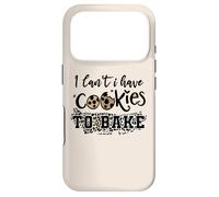 Carcasa para iPhone 17 Pro No Puedo Comer Galletas para Hornear, Divertido pastelero