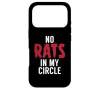 Carcasa para iPhone 17 Pro No Rats in my Circle Statement Amistad