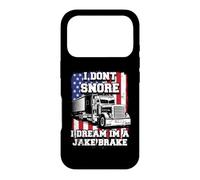 Carcasa para iPhone 17 Pro No Ronco, sueño con Jake Break Trucker, semirremolque, EE. UU.