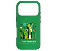 Carcasa para iPhone 17 Pro No Siempre Tengo razón, Pero Nunca Estoy Equivocado, Gato Divertido
