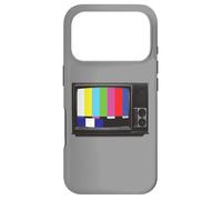 Carcasa para iPhone 17 Pro No Signal 70s 80s Television Screen Retro Vintage Funny TV