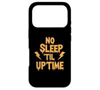 Carcasa para iPhone 17 Pro No Sleep Til Uptime Sysadmin IT Programmer Tech Humor