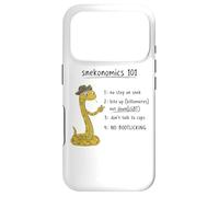 Carcasa para iPhone 17 Pro No Step on Snek | Snekonomics 101 - Política Divertida
