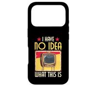 Carcasa para iPhone 17 Pro No Tengo Idea de lo Que es Este televisor Retro con Antenas
