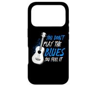 Carcasa para iPhone 17 Pro No tocas el Blues lo sientes Músico Guitarrista