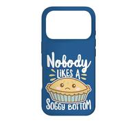 Carcasa para iPhone 17 Pro Nobody Likes A Soggy Bottom British Baking Texto Blanco