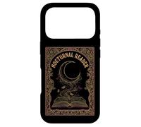 Carcasa para iPhone 17 Pro Nocturnal Reader Dark Academia Estética Amante de los Libros Luna