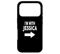 Carcasa para iPhone 17 Pro Nombre de Camiseta I'm with Jessica