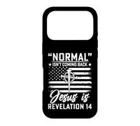 Carcasa para iPhone 17 Pro Normal Isn'T Coming Back Jesus Is Revelation 14