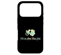 Carcasa para iPhone 17 Pro Not An April Fools Broma Embarazo Anuncio Expectante Mamá