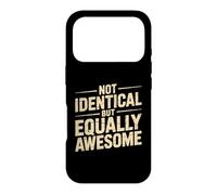 Carcasa para iPhone 17 Pro Not Identical But Equally Awesome Hermano Gemelo