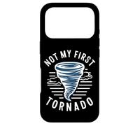 Carcasa para iPhone 17 Pro Not My First Tornado While Storm Twister Hurricane Weather