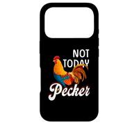Carcasa para iPhone 17 Pro Not s Today Pecker Chicken Lover Granjero Crazy ChickenLady